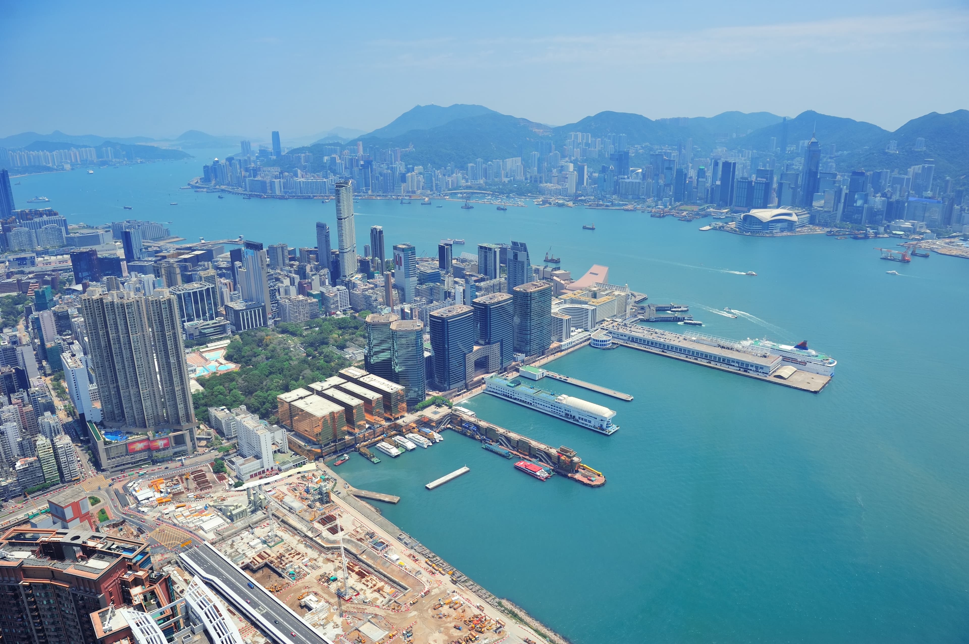 Hong Kong Harbour - Aries CPA Limited headquarters location in the financial district